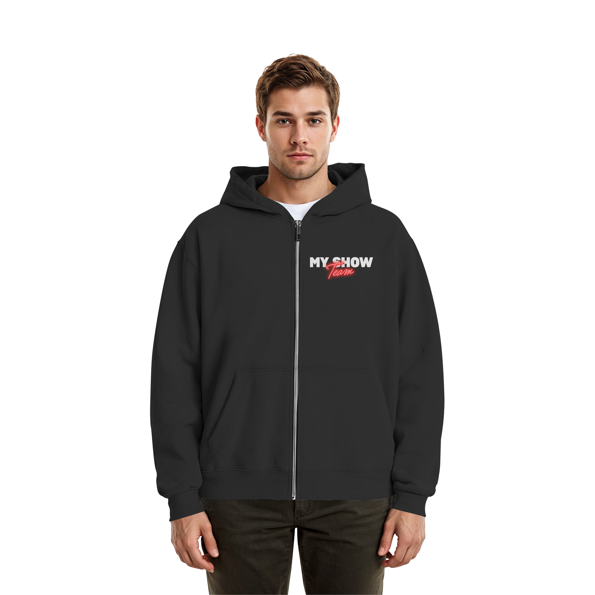 MYSHOW TEAM - Fluffy Boxcut Zipper
