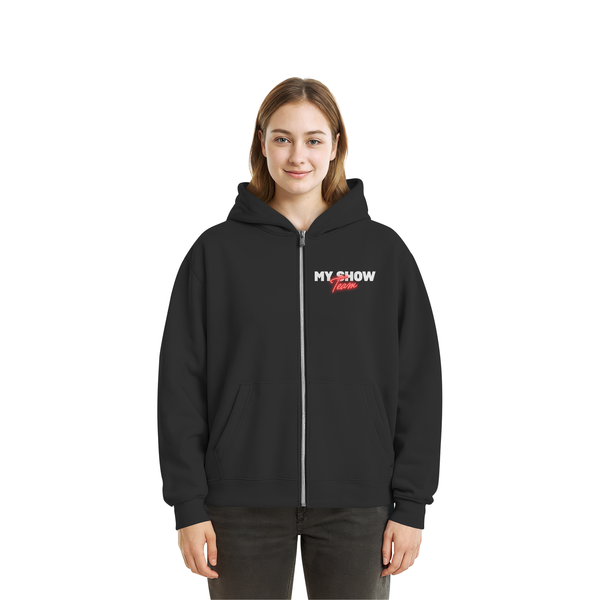 MYSHOW TEAM - Fluffy Boxcut Zipper