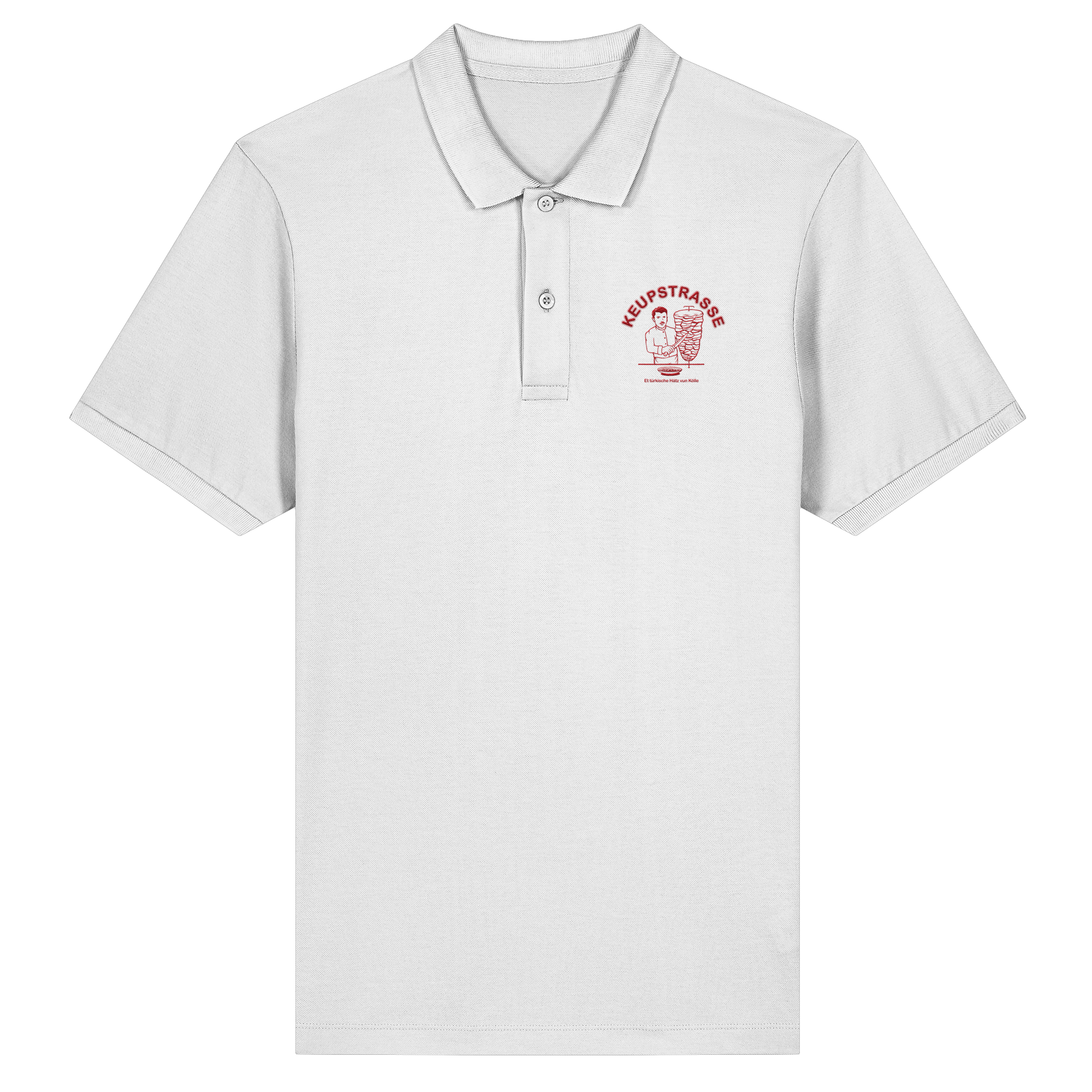 Keupstrasse  - Organic Fitted Poloshirt