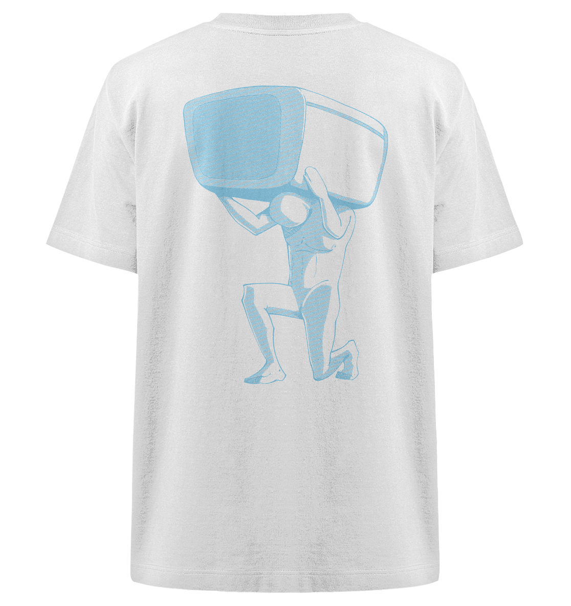 TV total Classics (Blau) - Heavy Oversized Organic Shirt