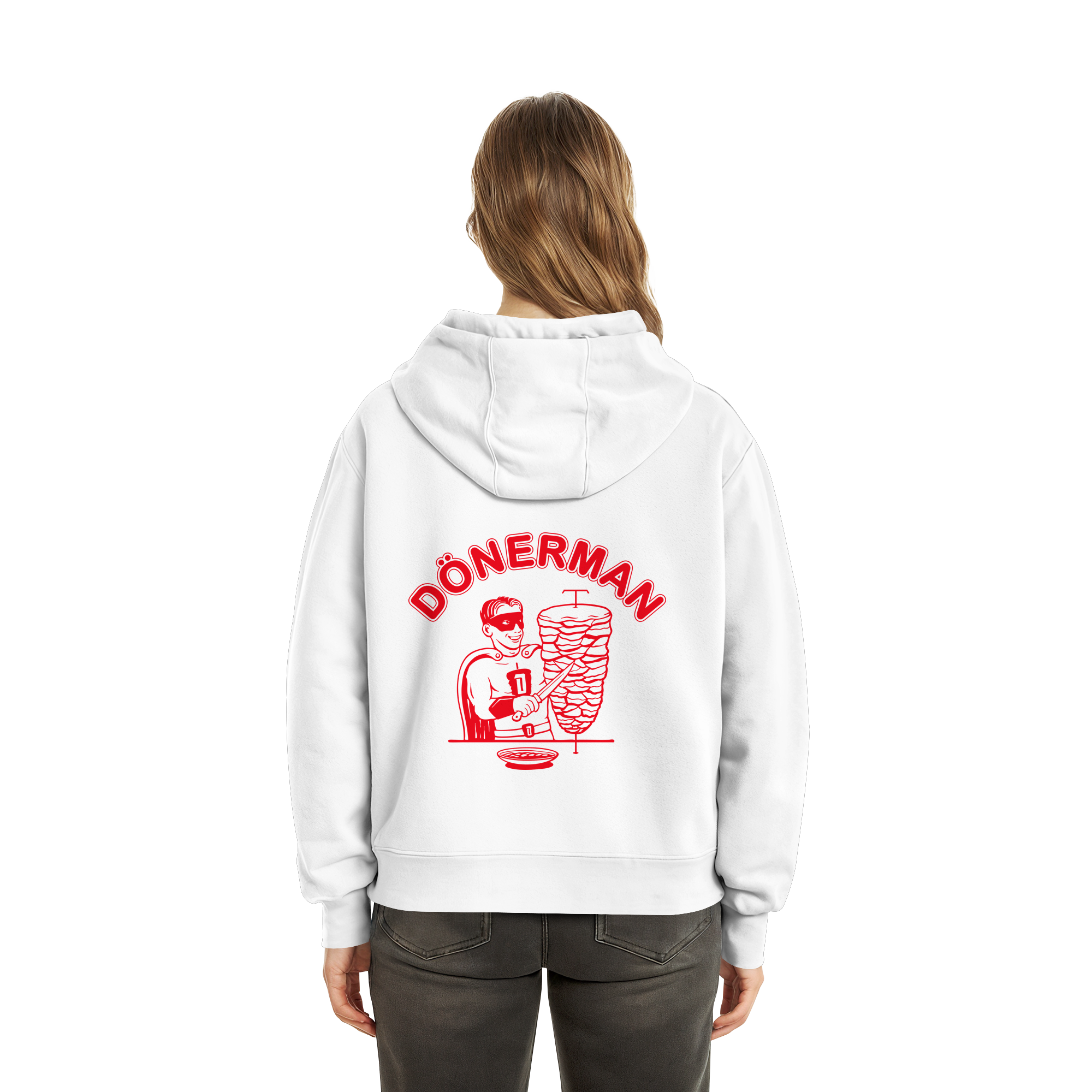 TV total DÖNERMAN - Fluffy Boxcut Hoodie