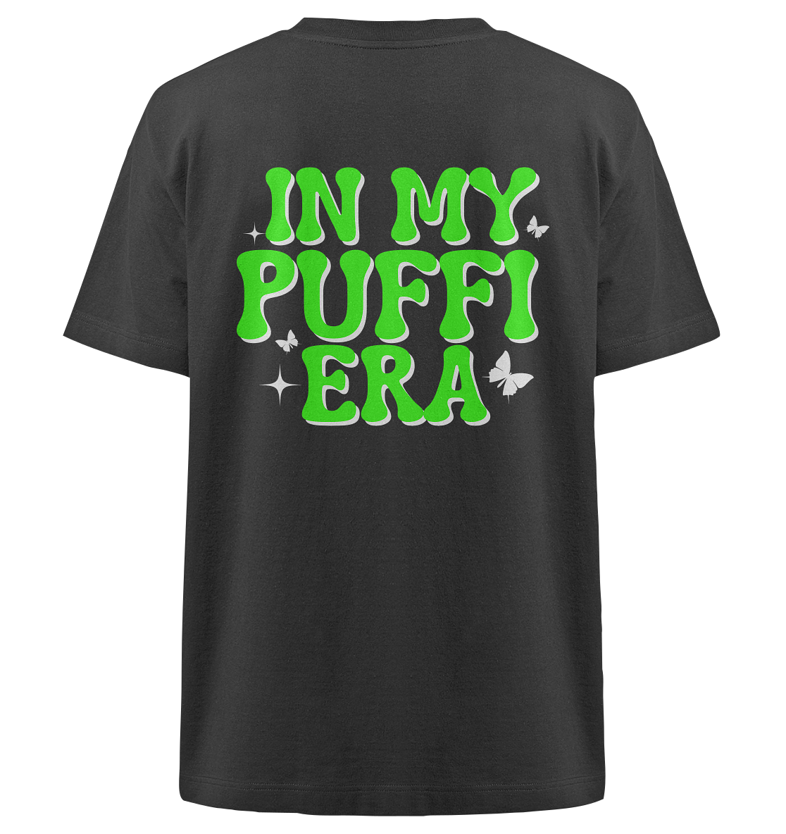 TV total - IN MY PUFFI ERA (Grün) - Heavy Oversized Organic Shirt