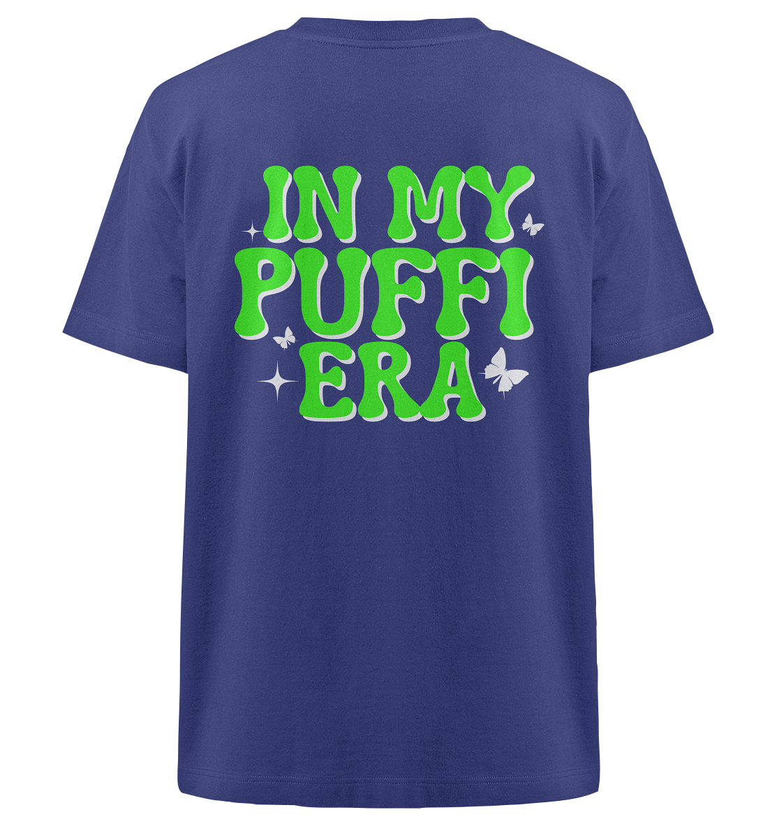 TV total - IN MY PUFFI ERA (Grün) - Heavy Oversized Organic Shirt