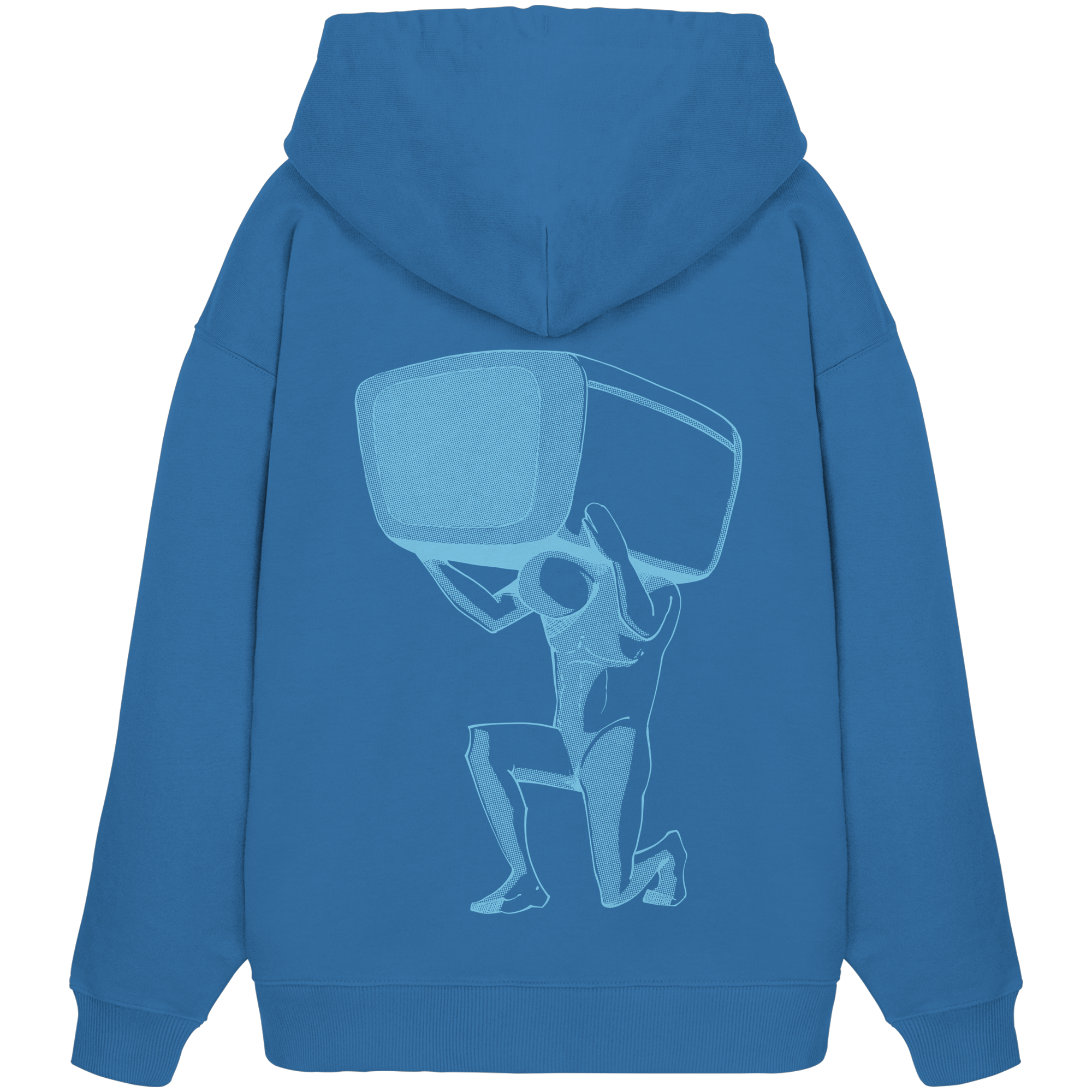 TV total Classics (Blau) - Organic Oversize Hoodie