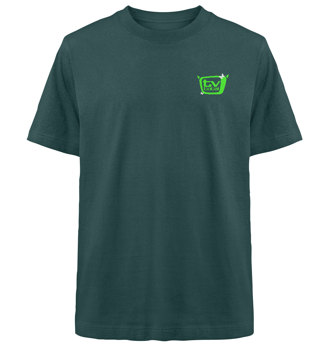 TV total - IN MY PUFFI ERA (Grün) - Heavy Oversized Organic Shirt