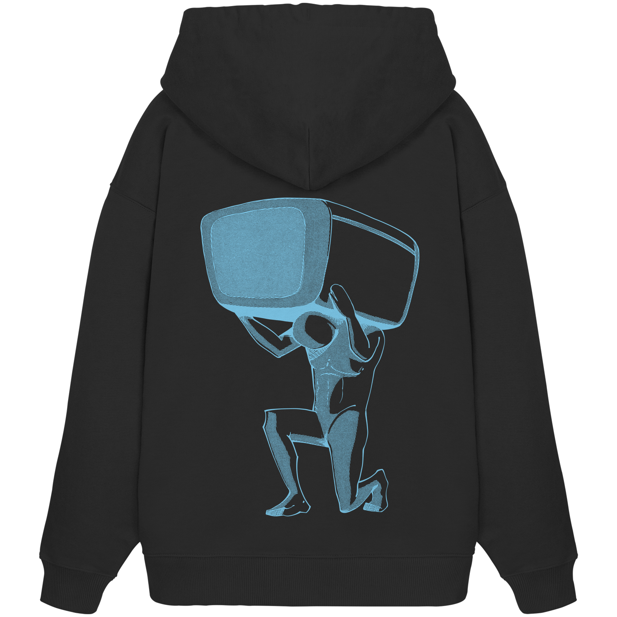 TV total Classics (Blau) - Organic Oversize Hoodie