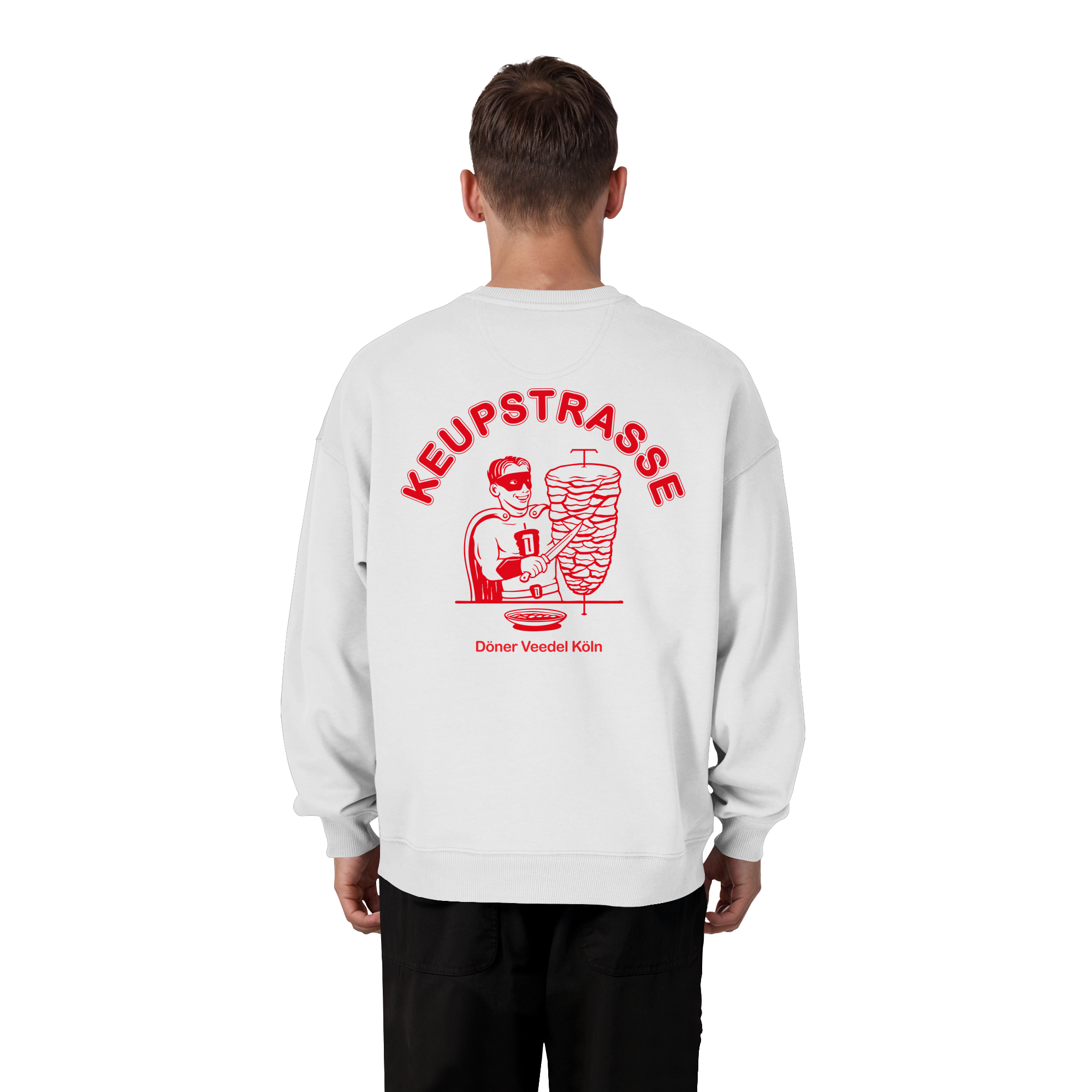 TV TOTAL DÖNERMAN X KEUPSTRASSE - Organic Oversize Sweatshirt