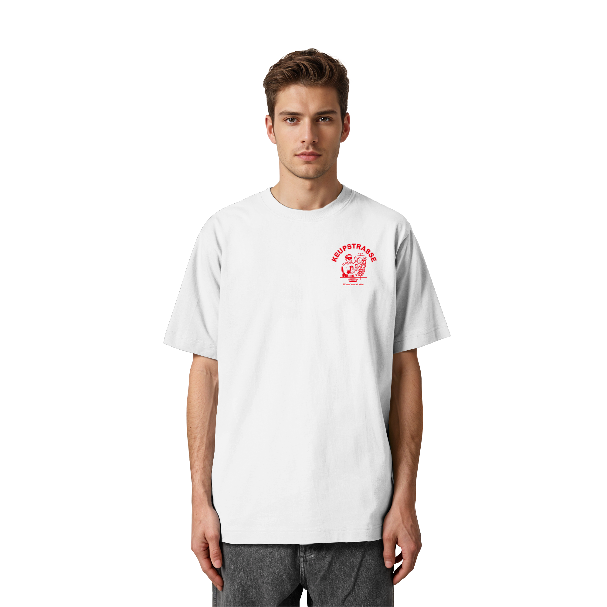 TV TOTAL DÖNERMAN X KEUPSTRASSE - Heavy Oversized Organic Shirt